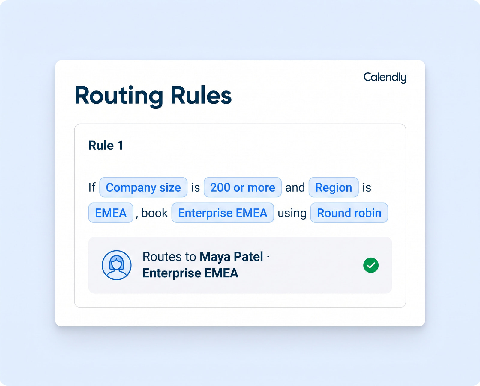 Calendly Routing